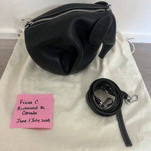 Loewe Black Mini Elephant Bag